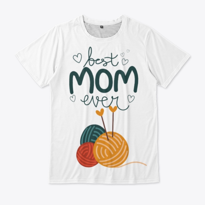 best mom kniting ever tshirt gift 2023