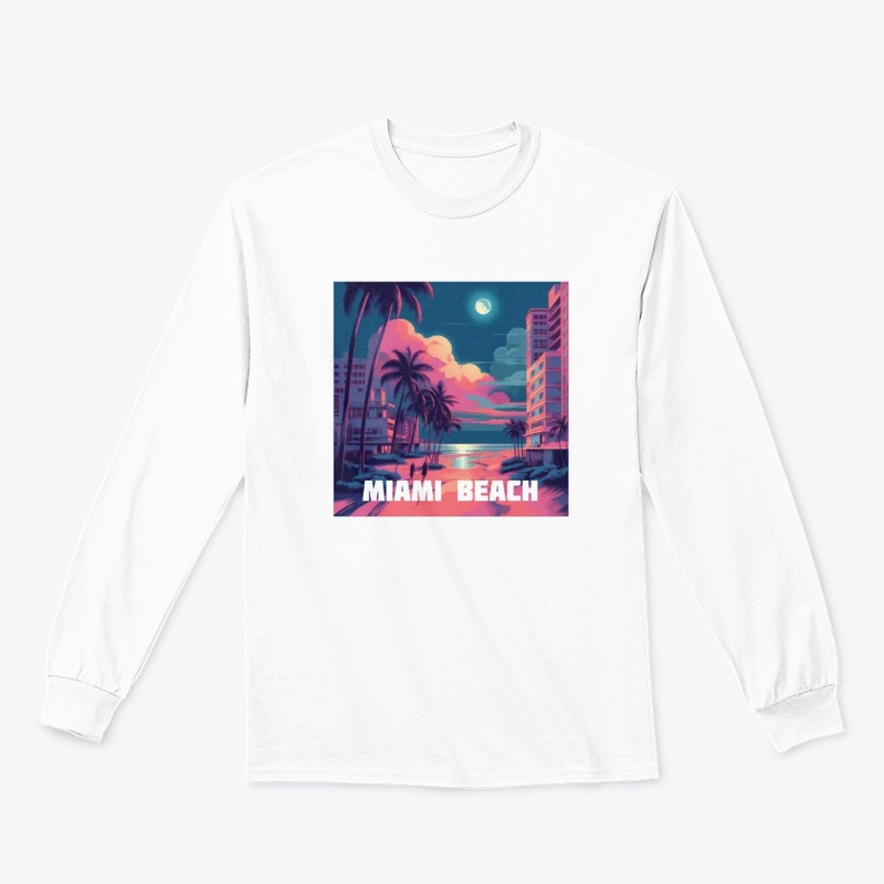 "Moonlit Magic" Miami Beach Graphic