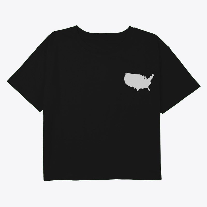Modern Pixel USA Map Tee