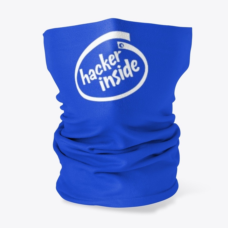 Hacker Inside Parody Neck Gaiter