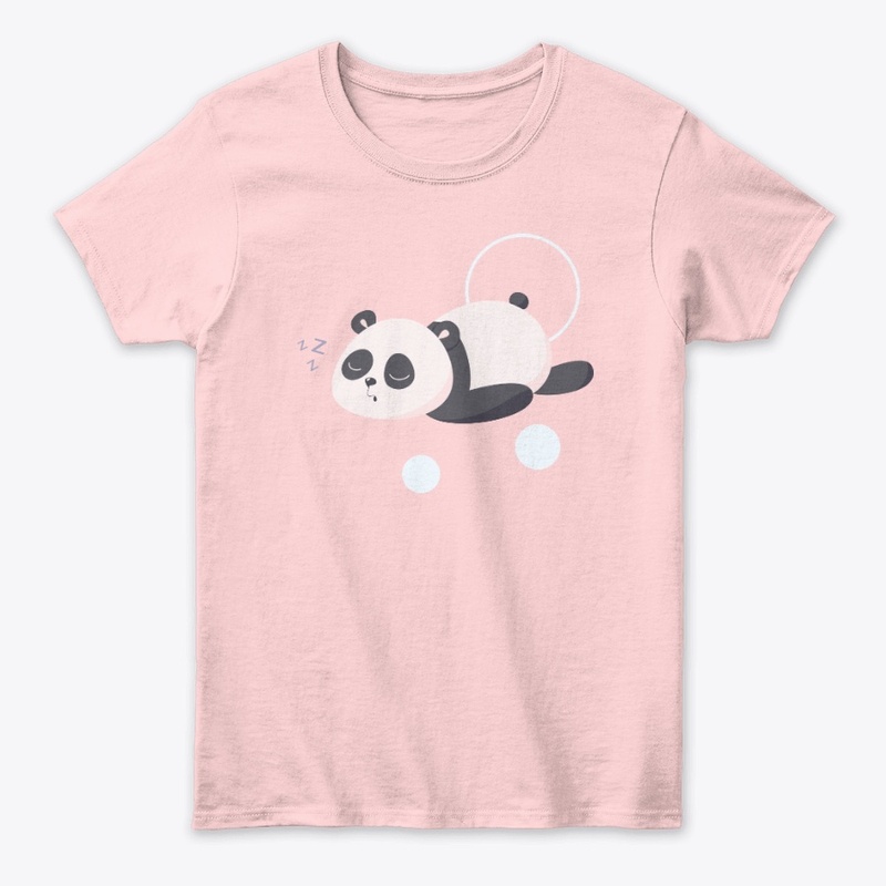 Snoozing Giant Panda Women's Tee