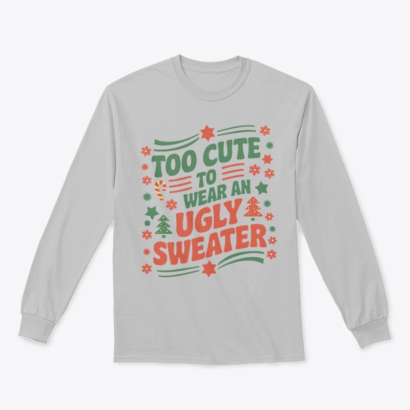 Festive Christmas T Shirt Design.