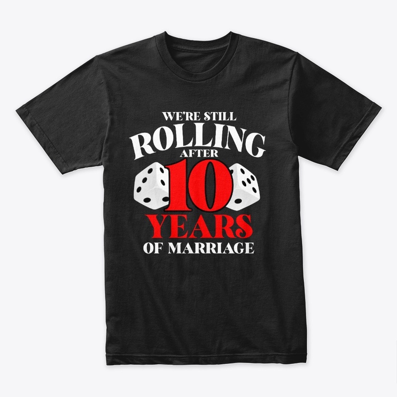 Couples Married 10 Years Funny  T-shirts