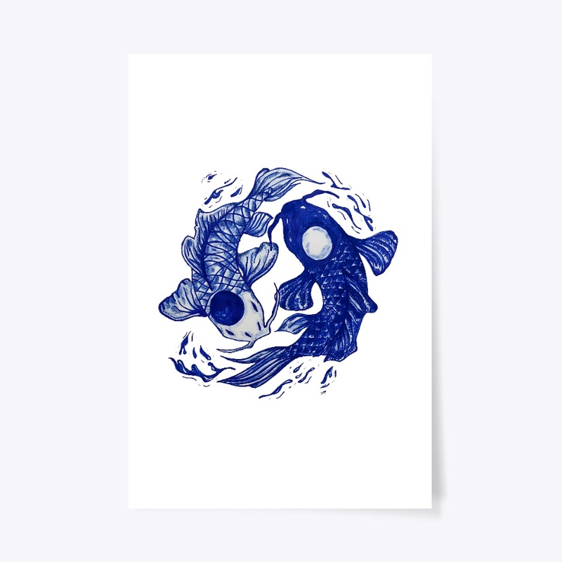 Yin Yang Art Print