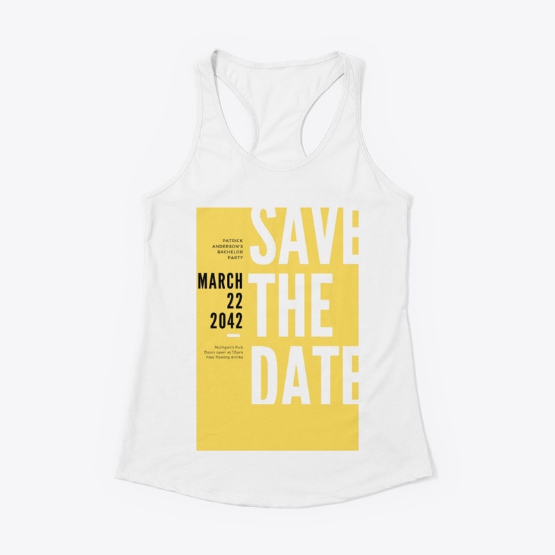 save the date premium t-shirt design
