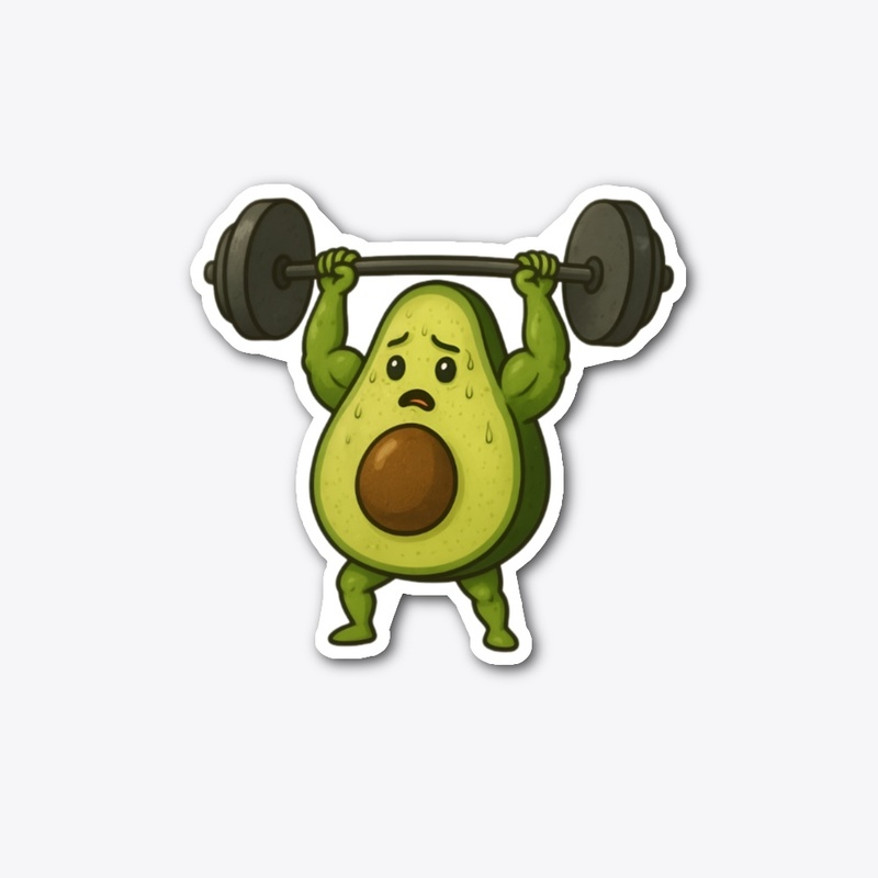 Funny Broccoli Gym Cartoon | Fitness