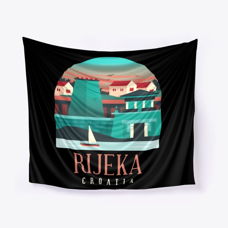 Croatia Skyline Rijeka Souvenir Gift
