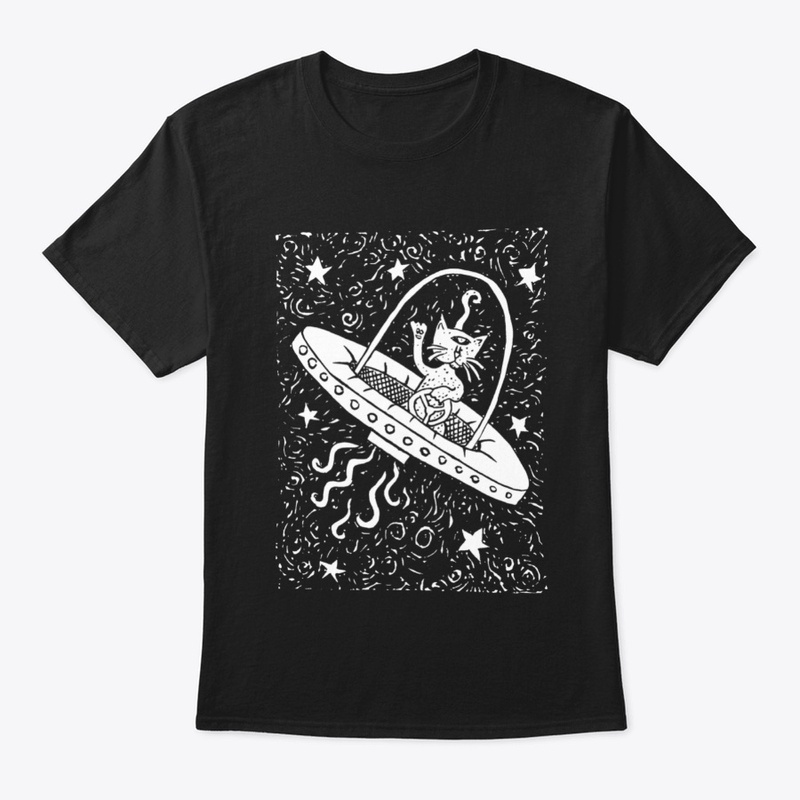 Inverted Alien Cat Apparel