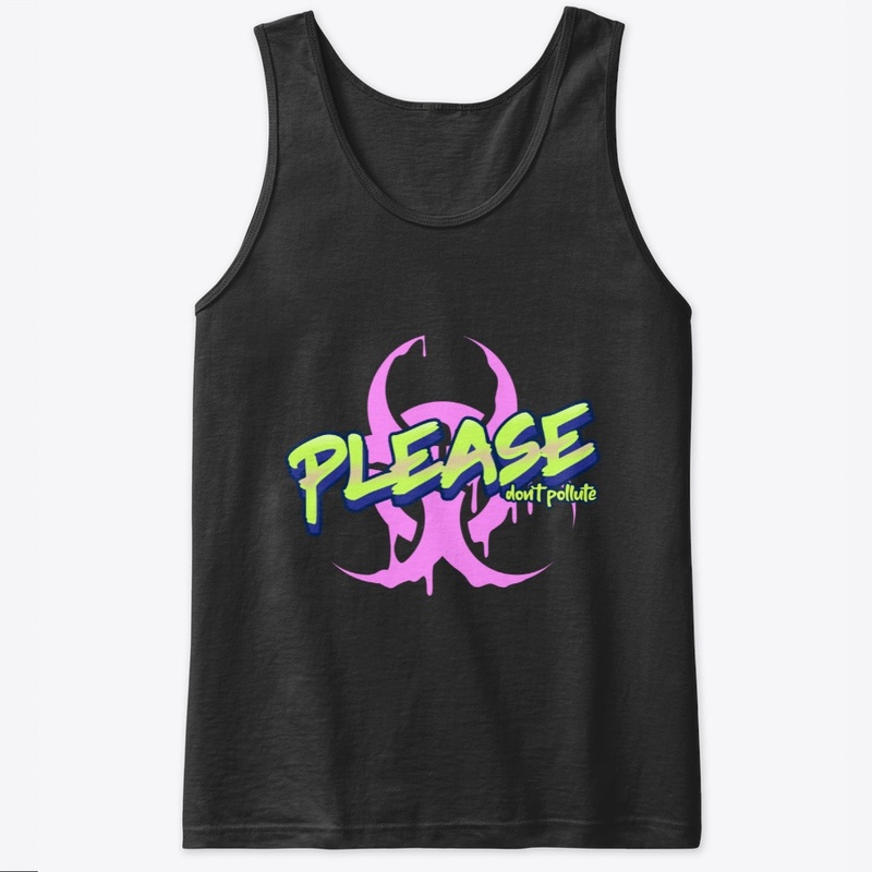 Please dont pollute biohazard shirt