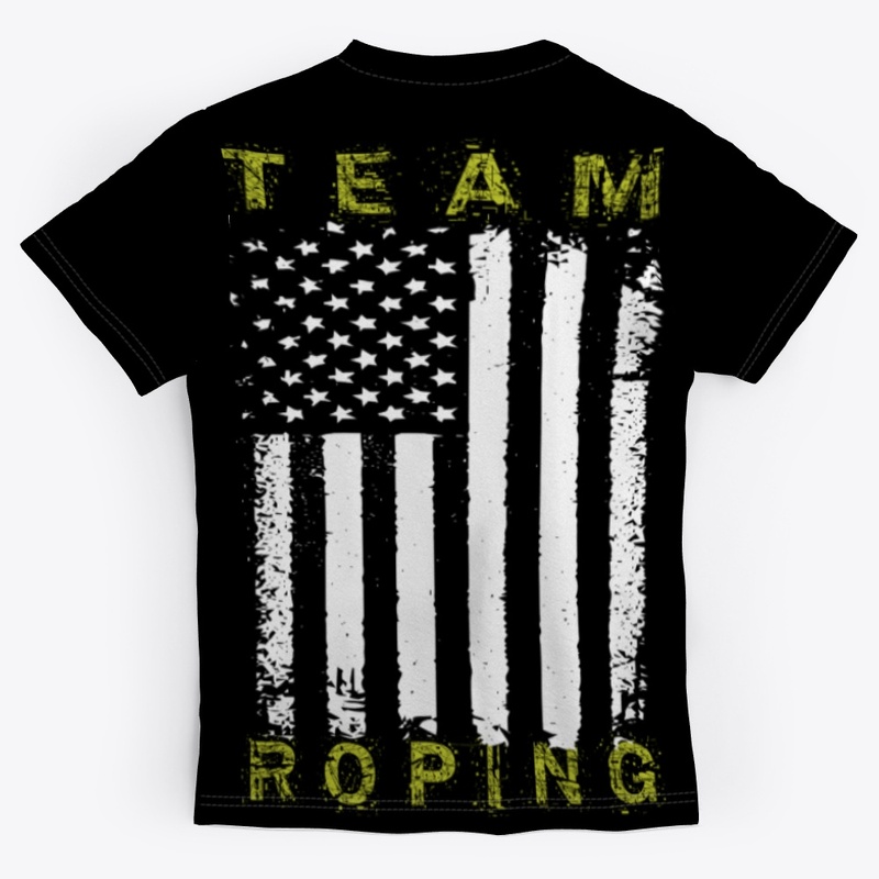 American Team Roping Flag Shirts