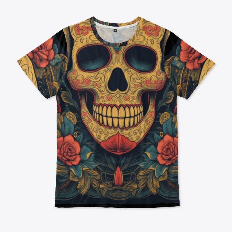 Embrace Afterlife: Dia de Muertos Skull