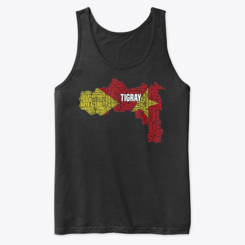 Tigray country map flag and names