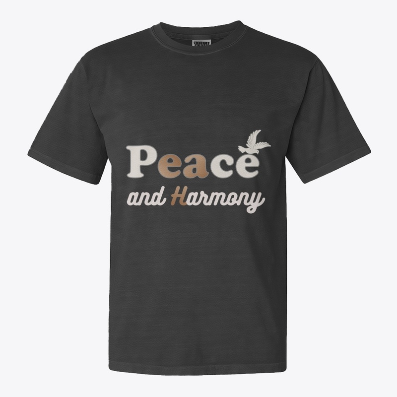 Peace and Harmony Concept t-shirt desgn