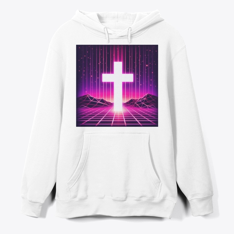 Jesus Saves - Vaporwave Cross Tee