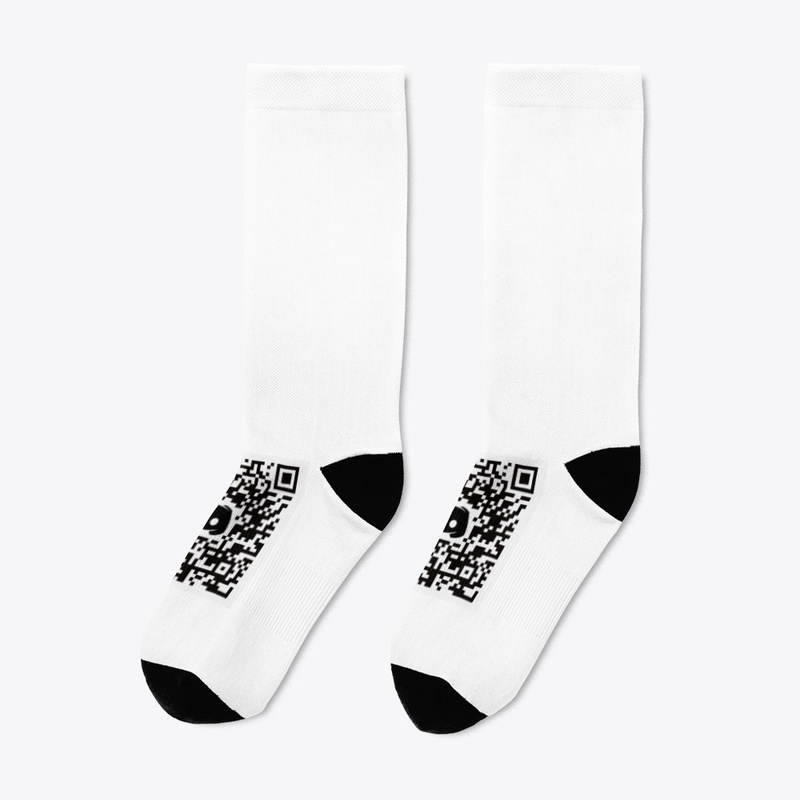 Rickroll qr discord code | Socks | White