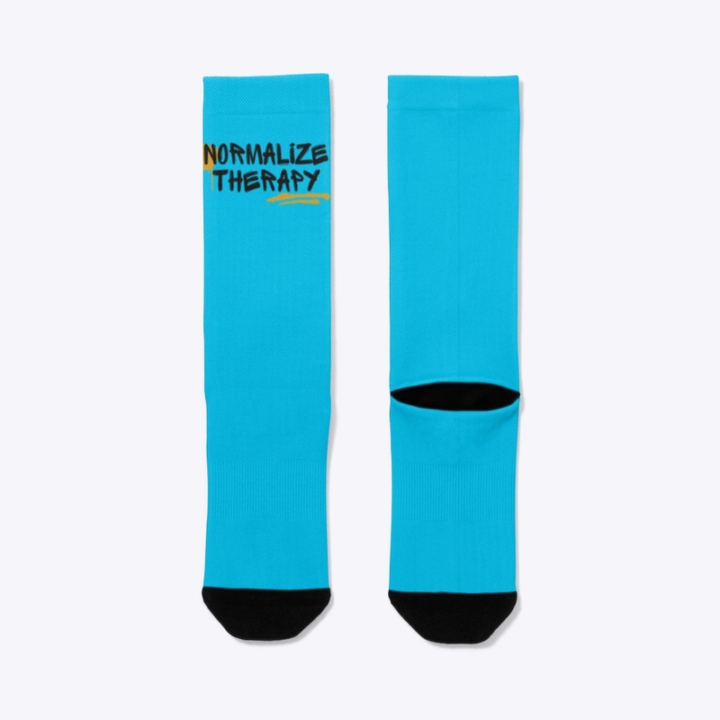 'NORMALIZE THERAPY' Crew Socks