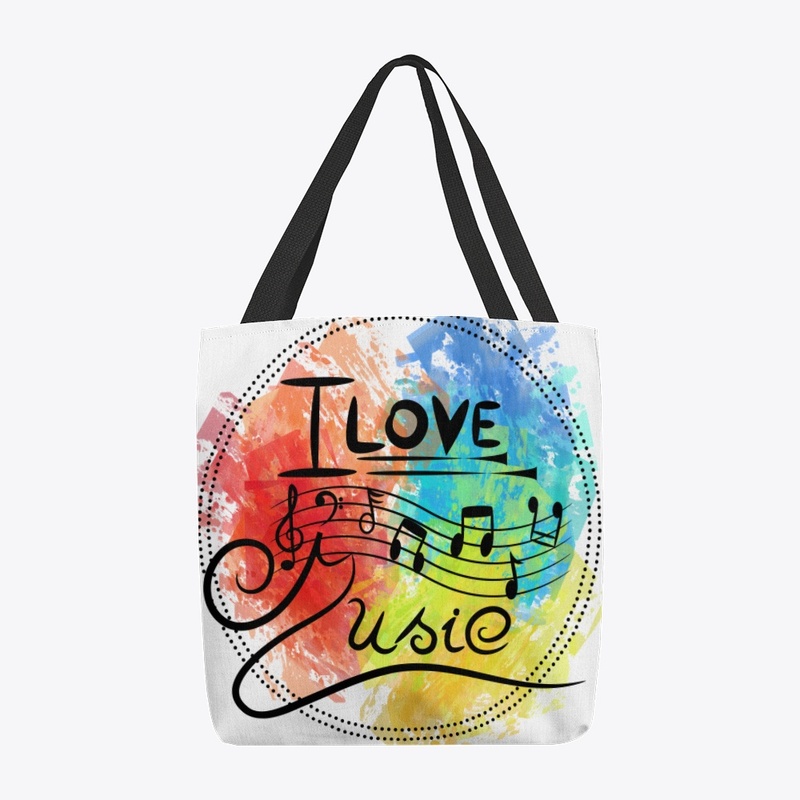 Art Lettering: "I Love Music" 1