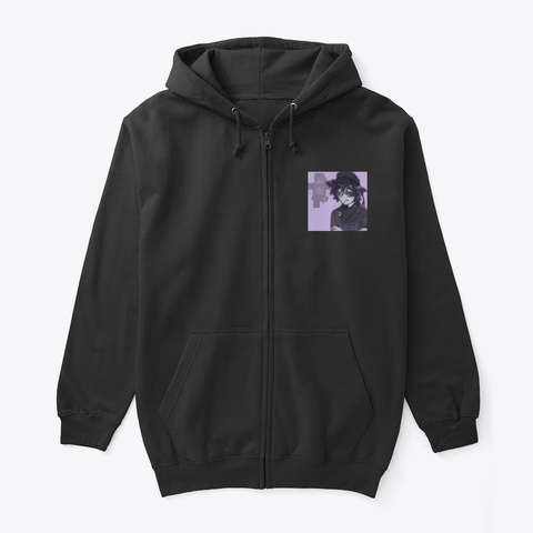 Silly Cat Merch Shop Black T-Shirt Front