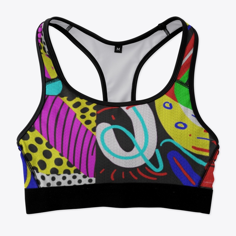 Multicolor Geometric Abstract Pattern 
