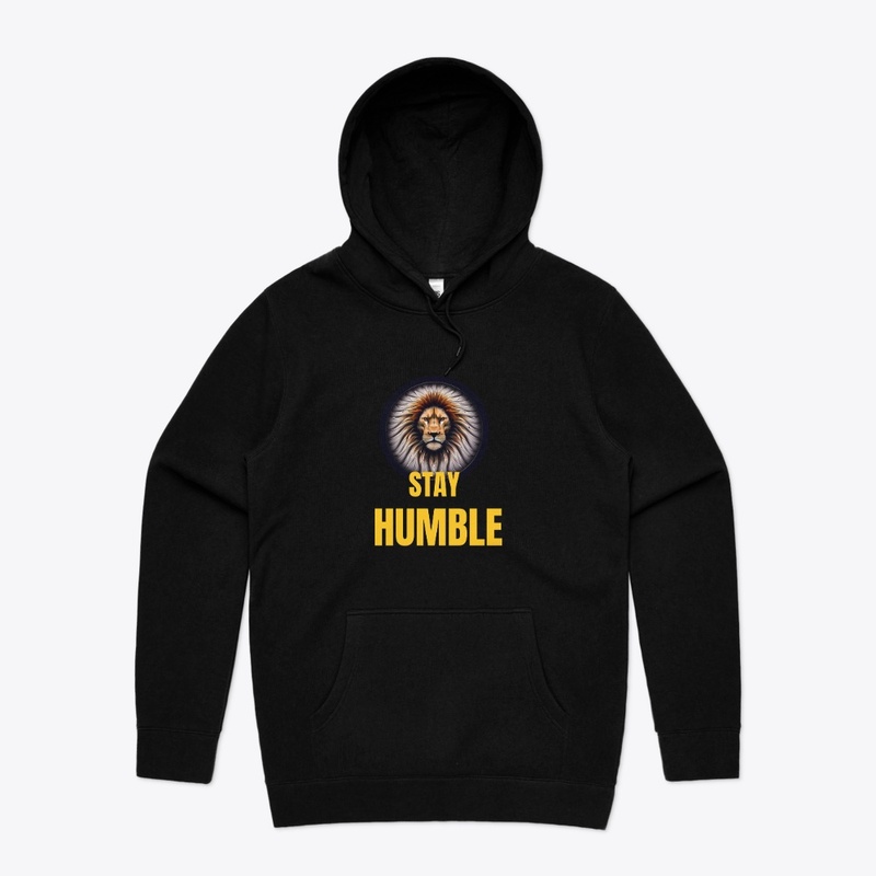 Stay Humble - Lion digital design