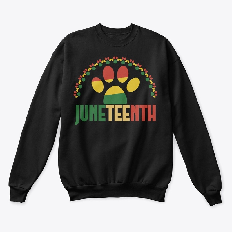 Paw Juneteenth Tshirt Design
