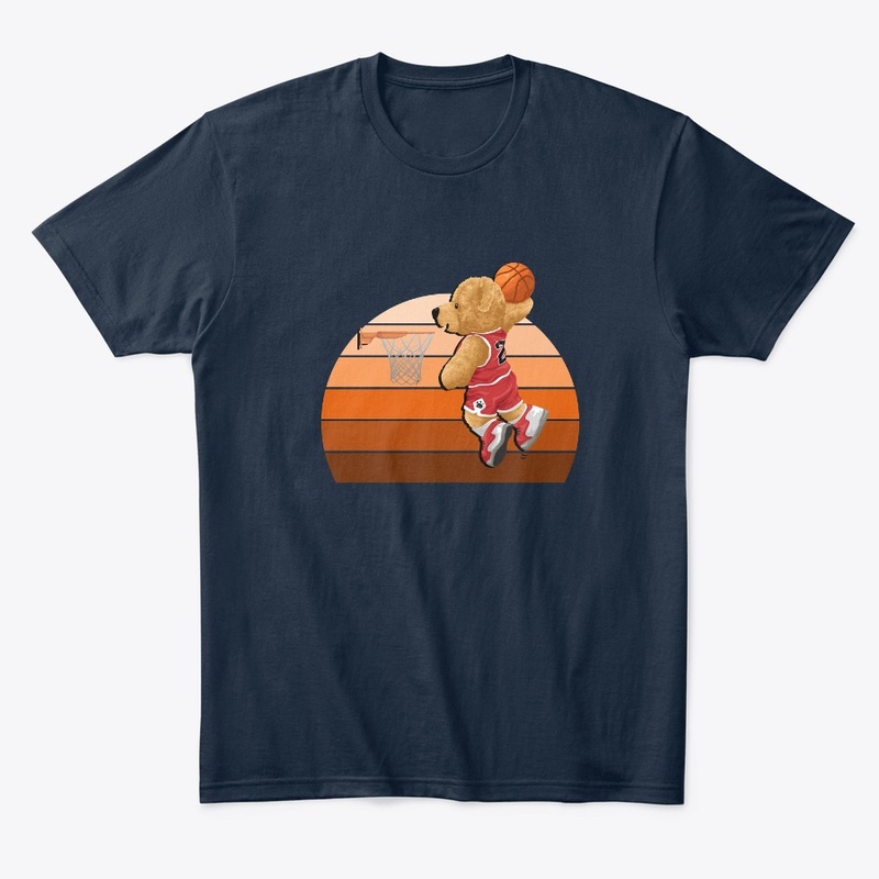 Toy Bear Basketball Sunset Sports