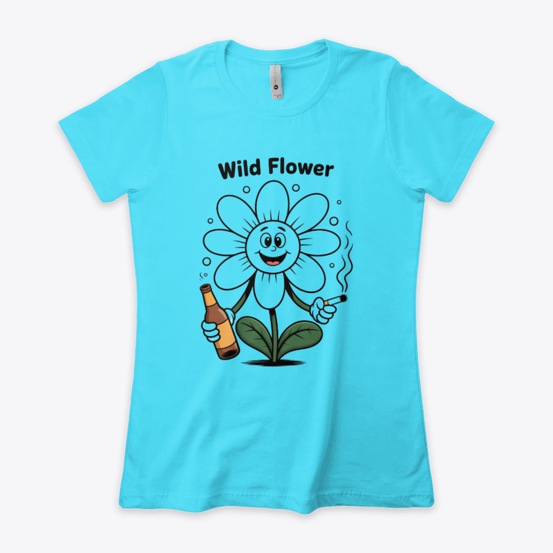 Wild Flower Funny Graphic