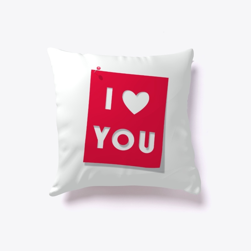 Pillow I love you 