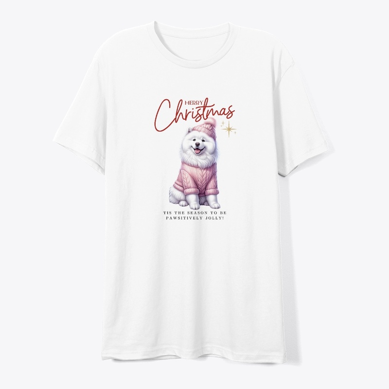 Pawsitively Jolly Samoyed
