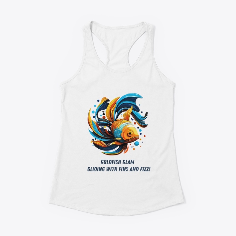 Fins and Fizz: Goldfish Glamour
