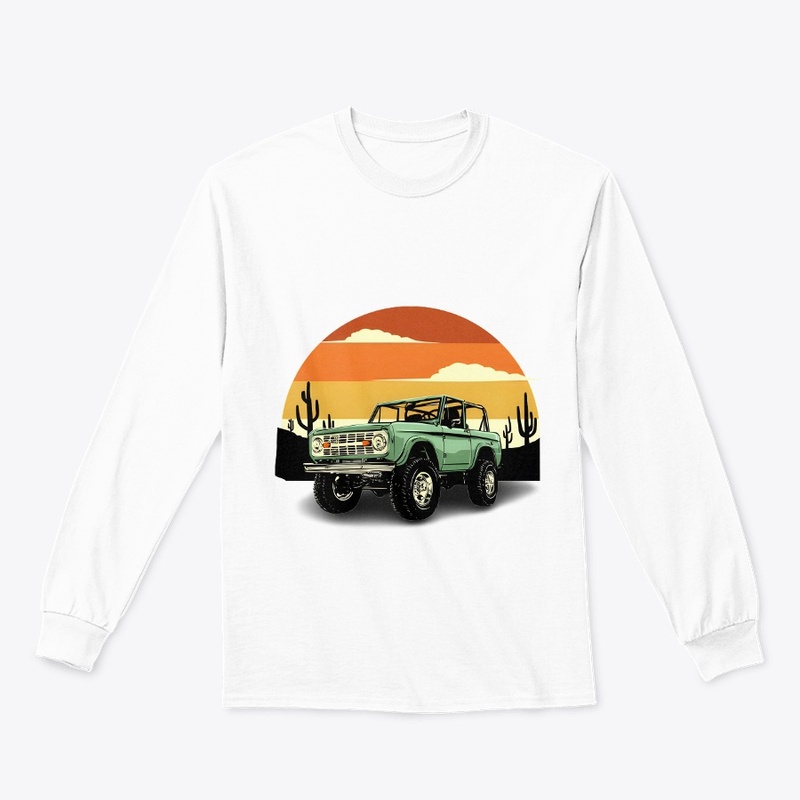 Adventure Car and Scenery Print
