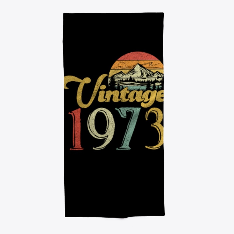 Vintage 1973 Sunset Retro 47th Birthday