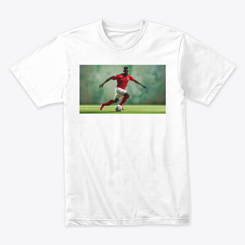 playing soccer