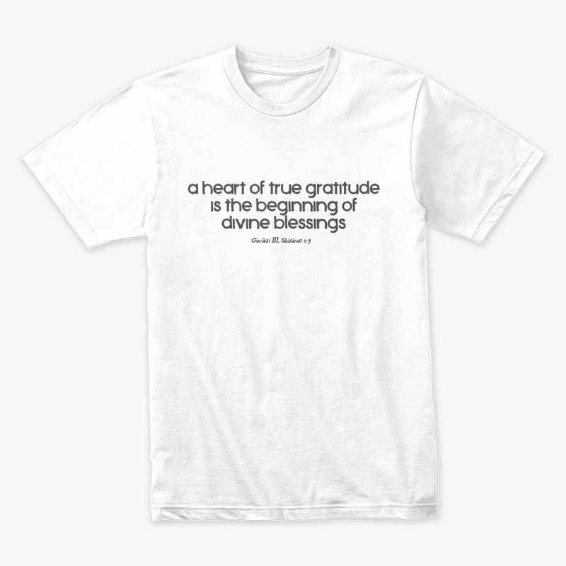 An attitude of gratitude