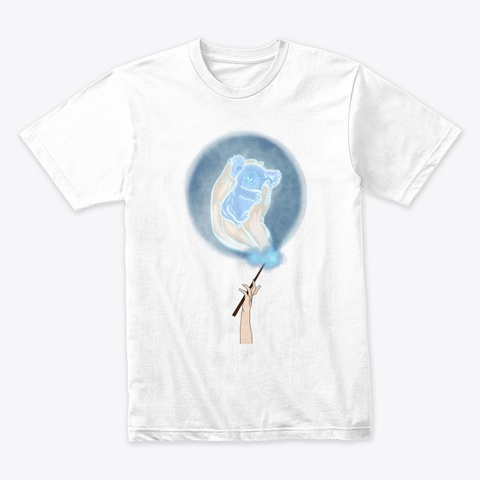 #Magic For Koalas Hands T Shirt White Kaos Front