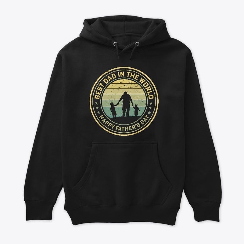 Best Dad In The world Vintage T-shirt