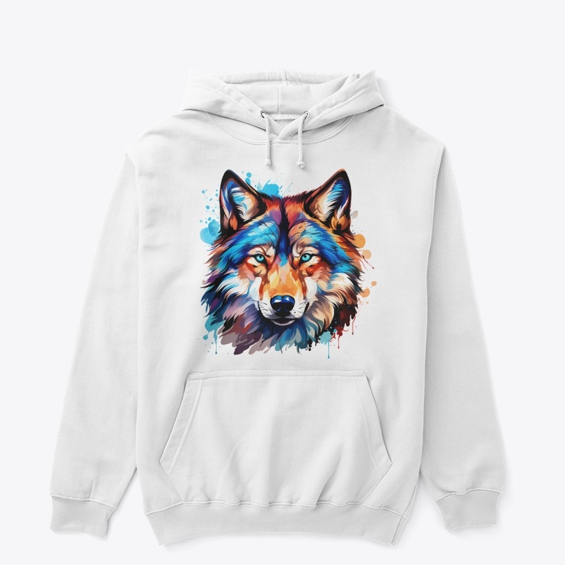 Majestic Wolf Face Art Tee