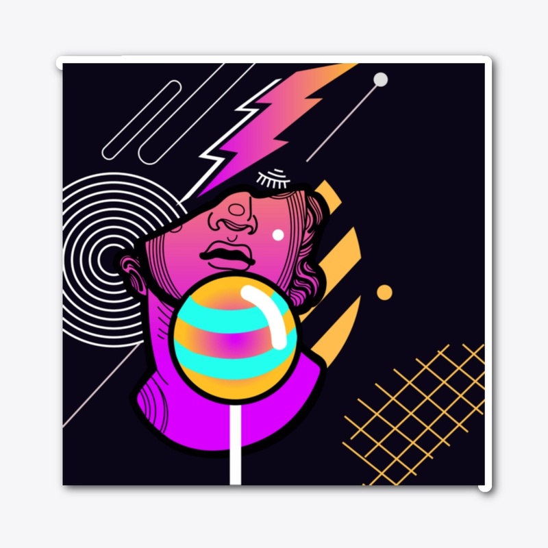 Vaporwave lollipop 