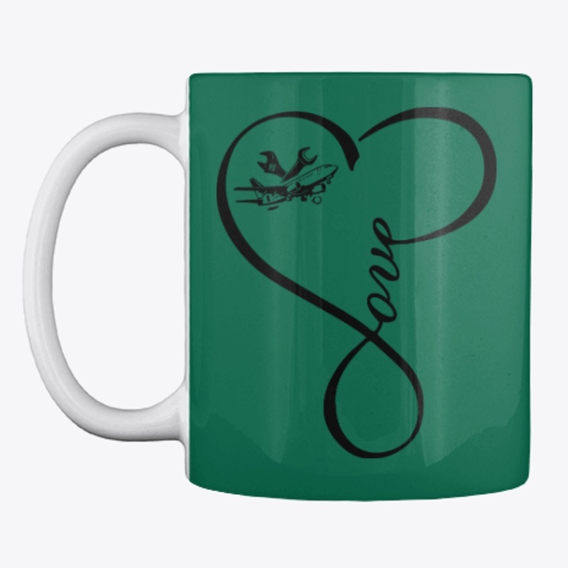 Love Aircraft Mechanic Shirt