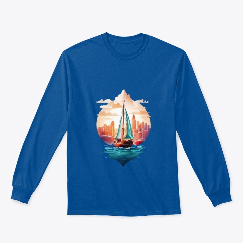 Ship in a ocean