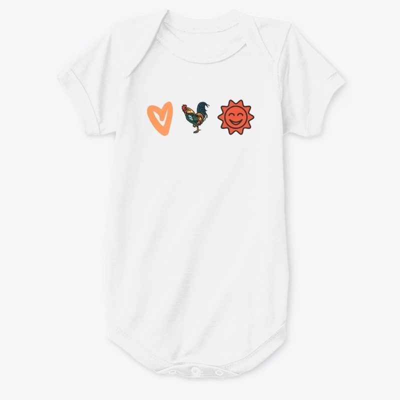 Heart Chicken Sushine Shirt