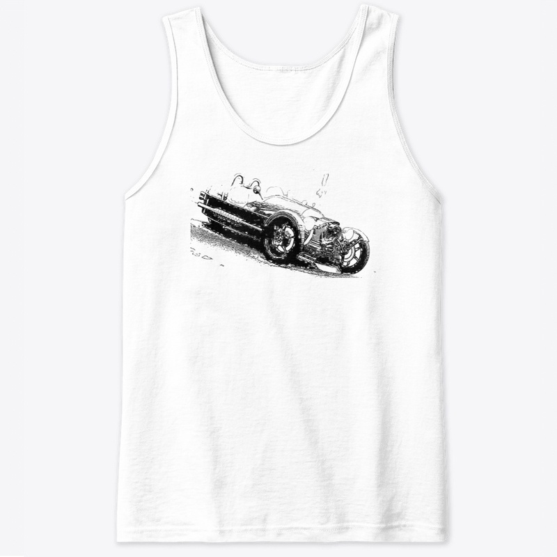 Morgan 3 Wheeler Wireframe