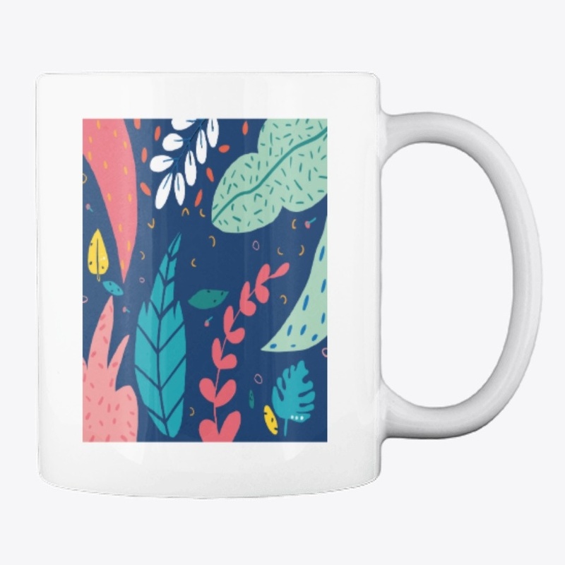 Travel mug plant designs