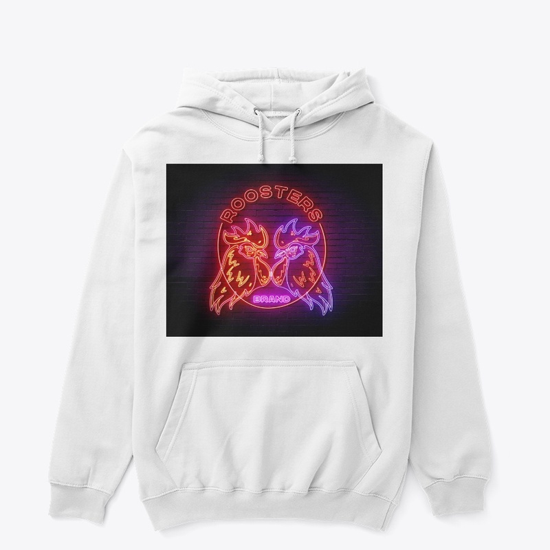 neon rooster t shirt