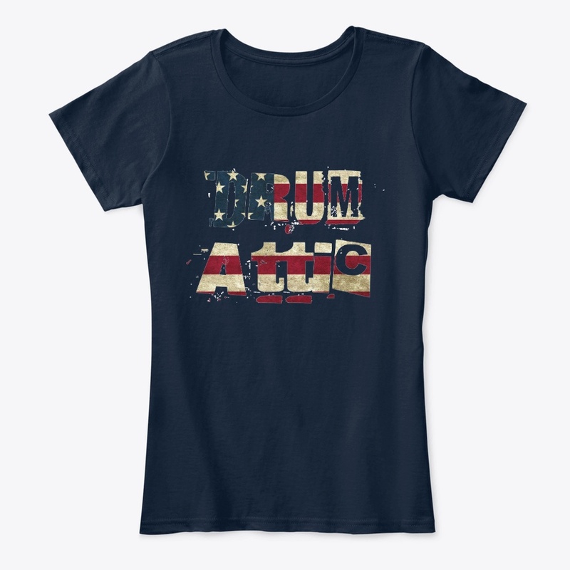 DA - USA TEXT WOMEN'S TEE