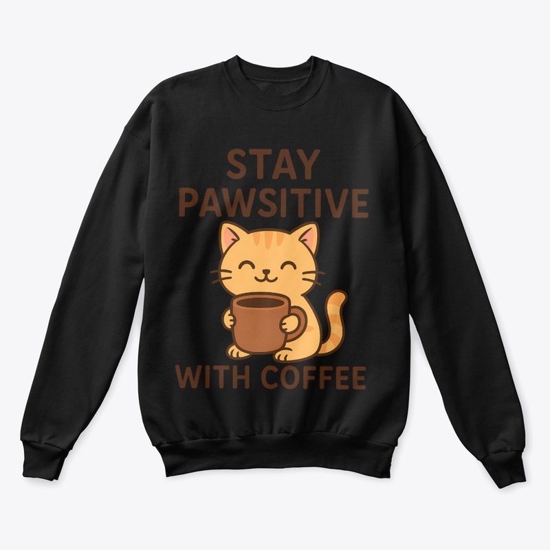 stay-pawsitive-cat-tee