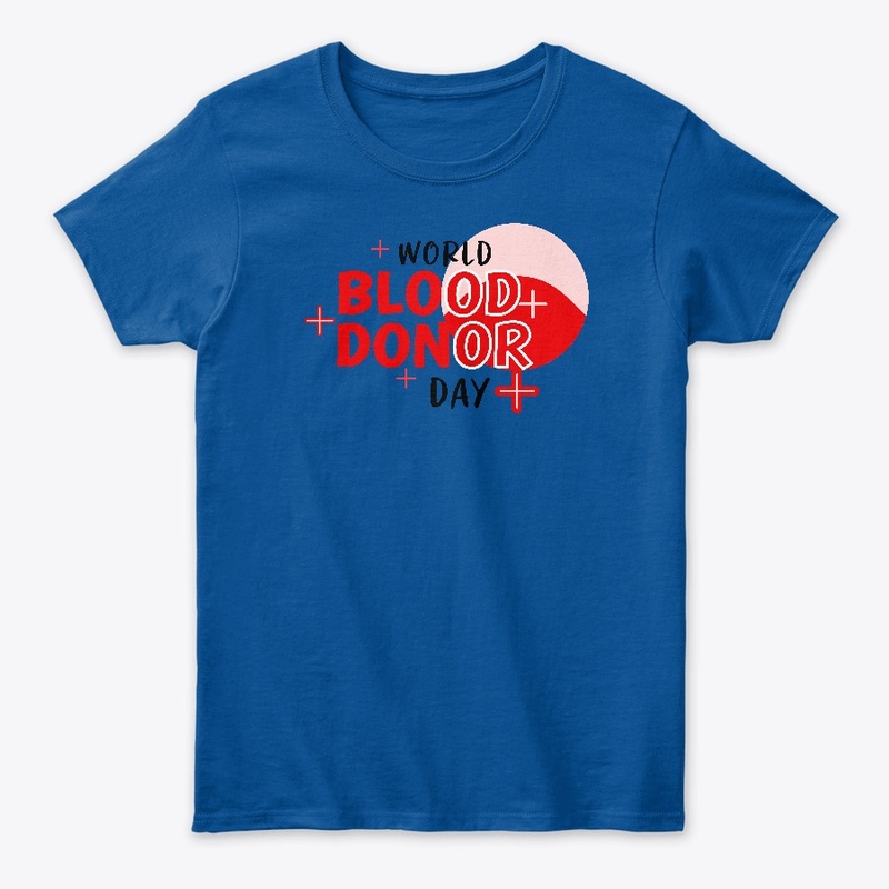 | World Blood Donor T-Shirt | Design 2|