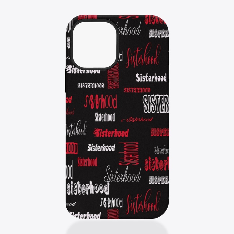 Red, Black and White Sisterhood Design 