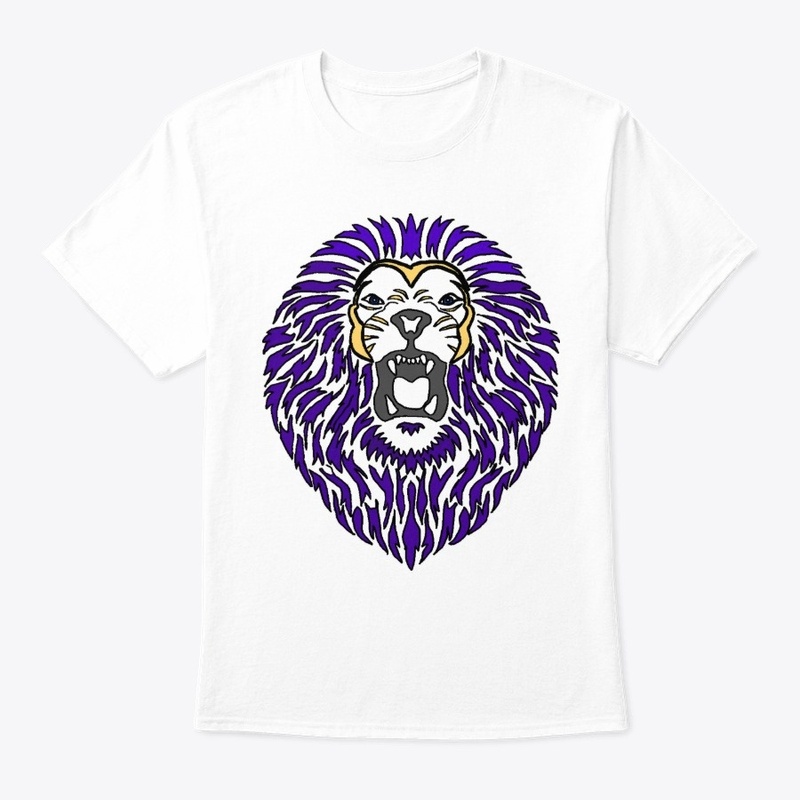 Vibrant Gold Lion t-shirt and hoodies