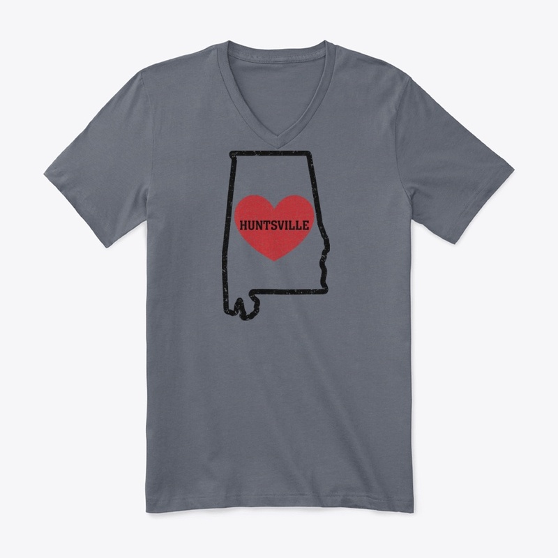 Huntsville Alabama Heart Shirt City